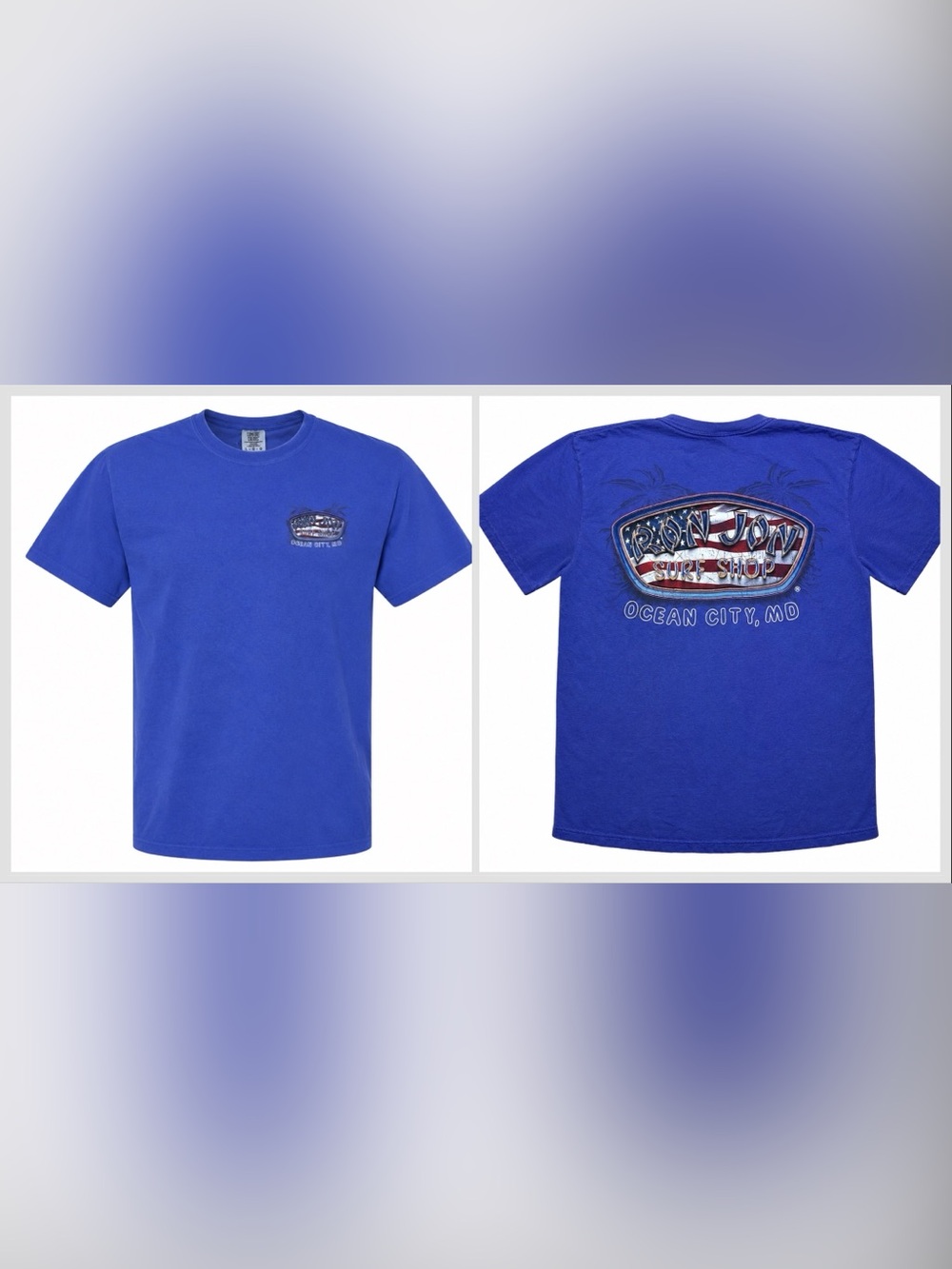 Ocean City OCMD Ron Jon Surf Shop Graphic T-Shirt - Royal Blue